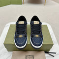 GUCCI WOMEN'S SCREENER TRAINER DENIM CALFSKIN