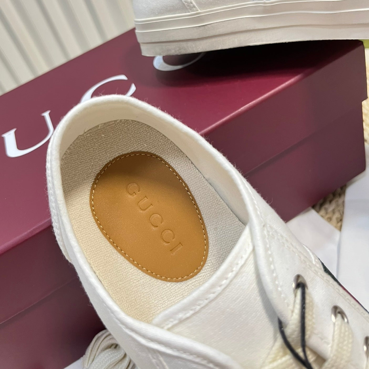 GUCCI Sneaker Julio Canvas  Sneakers White